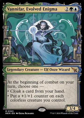 Vannifar, Evolved Enigma 323, carta de Magic: The Gathering de Murders at Karlov Manor