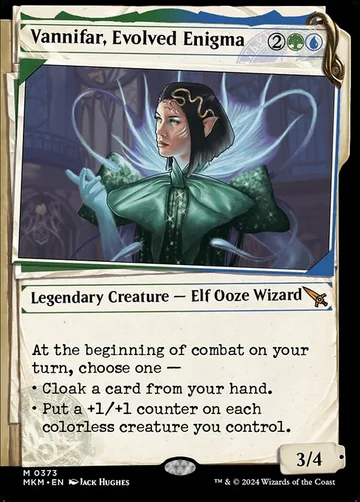 Vannifar, Evolved Enigma 373, carta de Magic: The Gathering de Murders at Karlov Manor