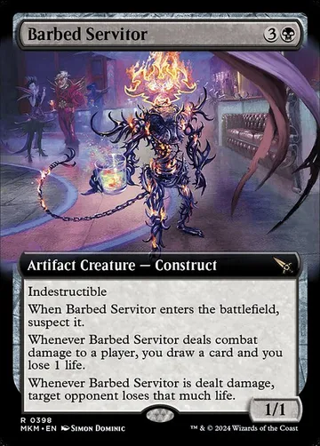 Barbed Servitor 398, carta de Magic: The Gathering de Murders at Karlov Manor