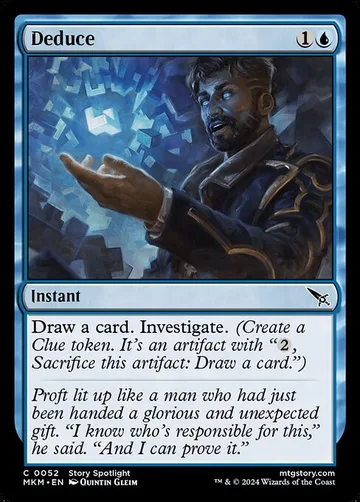 Deduce 52, carta de Magic: The Gathering de Murders at Karlov Manor