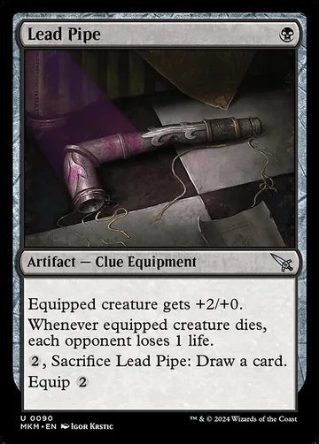 Lead Pipe 90, carta de Magic: The Gathering de Murders at Karlov Manor