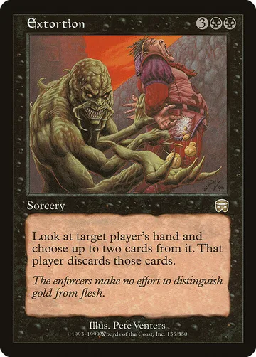Extortion 135, carta de Magic: The Gathering de Mercadian Masques