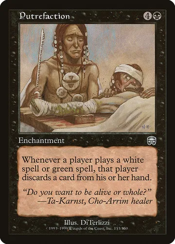 Putrefaction 153, carta de Magic: The Gathering de Mercadian Masques