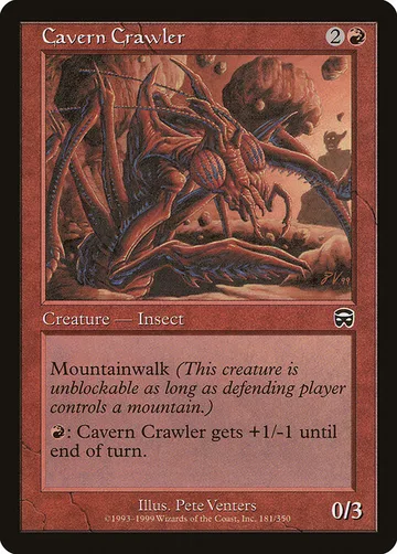 Cavern Crawler 181, carta de Magic: The Gathering de Mercadian Masques