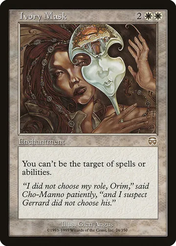 Ivory Mask 24, carta de Magic: The Gathering de Mercadian Masques