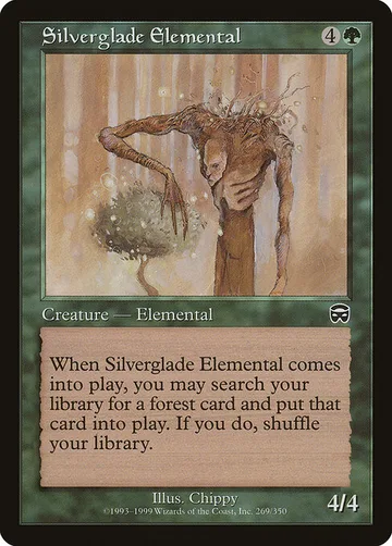 Silverglade Elemental 269, carta de Magic: The Gathering de Mercadian Masques