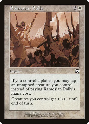 Ramosian Rally 38, carta de Magic: The Gathering de Mercadian Masques