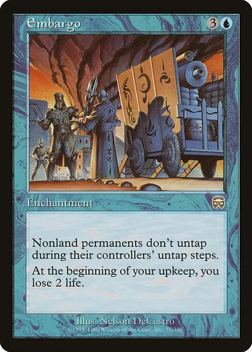 Embargo 77, carta de Magic: The Gathering de Mercadian Masques