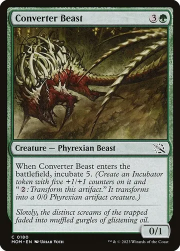 Converter Beast 180, carta de Magic: The Gathering de March of the Machine