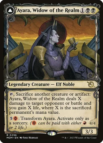 Ayara, Widow of the Realm // Ayara, Furnace Queen 296