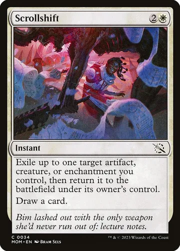 Scrollshift 34, carta de Magic: The Gathering de March of the Machine