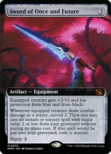 Sword of Once and Future 375, carta de Magic: The Gathering de March of the Machine