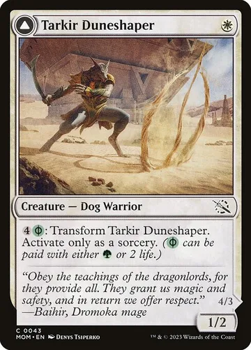Tarkir Duneshaper // Burnished Dunestomper 43