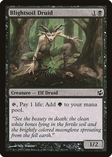 Blightsoil Druid 59, carta de Magic: The Gathering de Morningtide