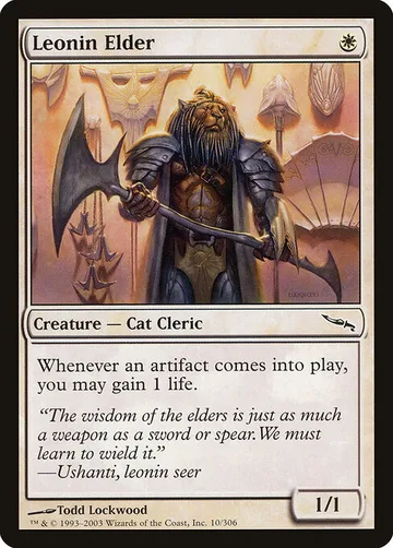 Leonin Elder 10, carta de Magic: The Gathering de Mirrodin