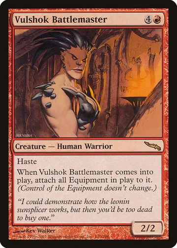 Vulshok Battlemaster 110, carta de Magic: The Gathering de Mirrodin