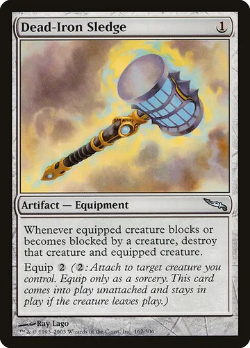 Dead-Iron Sledge 162, carta de Magic: The Gathering de Mirrodin