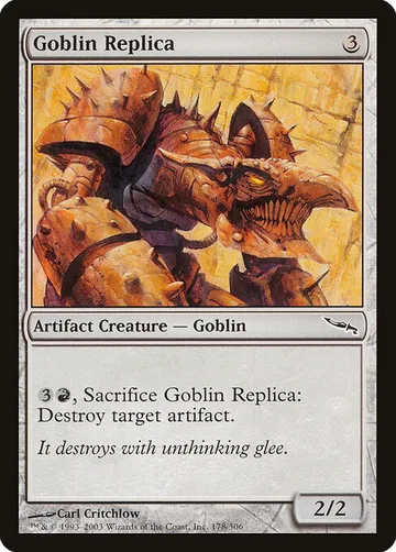 Goblin Replica 178, carta de Magic: The Gathering de Mirrodin