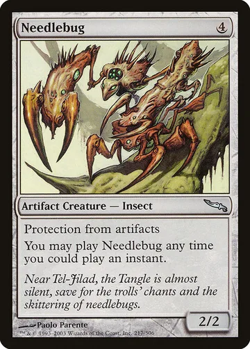 Needlebug 217, carta de Magic: The Gathering de Mirrodin