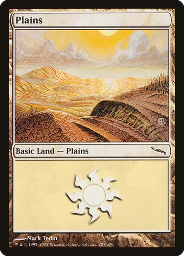 Plains 287, carta de Magic: The Gathering de Mirrodin