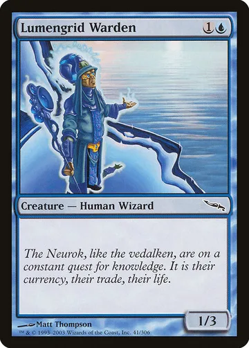 Lumengrid Warden 41, carta de Magic: The Gathering de Mirrodin