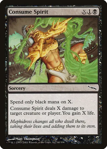 Consume Spirit 60, carta de Magic: The Gathering de Mirrodin