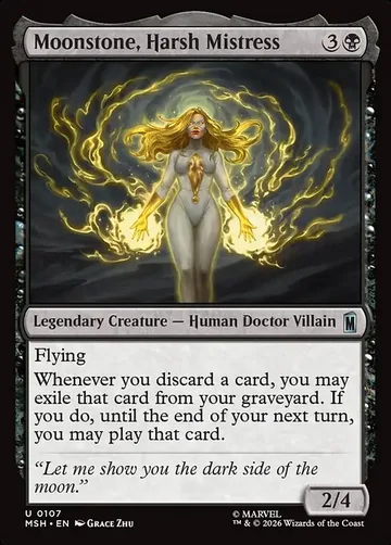 Moonstone, Harsh Mistress 107