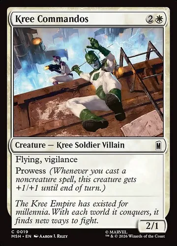 Kree Commandos 19, carta de Magic: The Gathering de Marvel Super Heroes