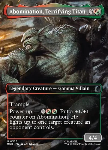 Abomination, Terrifying Titan 333