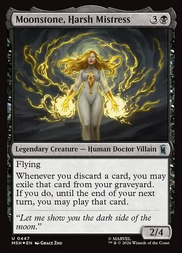 Moonstone, Harsh Mistress 447