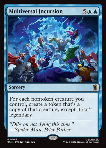 Multiversal Incursion 68, carta de Magic: The Gathering de Marvel Super Heroes