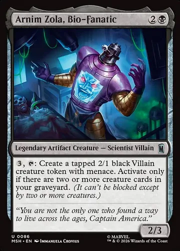 Arnim Zola, Bio-Fanatic