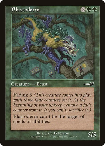Blastoderm 102, carta de Magic: The Gathering de Nemesis