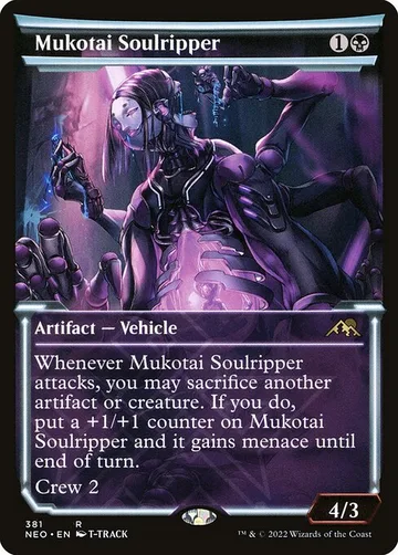 Mukotai Soulripper 381, carta de Magic: The Gathering de Kamigawa: Neon Dynasty