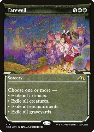Farewell 417, carta de Magic: The Gathering de Kamigawa: Neon Dynasty