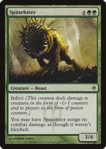 Spinebiter 121, carta de Magic: The Gathering de New Phyrexia