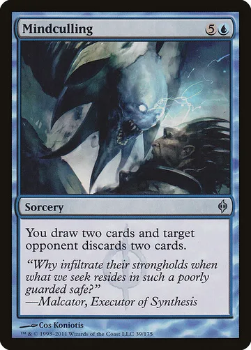 Mindculling 39, carta de Magic: The Gathering de New Phyrexia