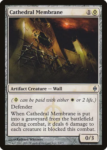 Cathedral Membrane 5, carta de Magic: The Gathering de New Phyrexia