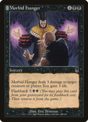 Morbid Hunger 150, carta de Magic: The Gathering de Odyssey