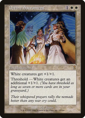 Divine Sacrament 19, carta de Magic: The Gathering de Odyssey