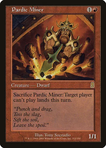 Pardic Miner 212, carta de Magic: The Gathering de Odyssey