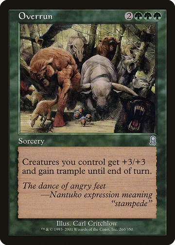 Overrun 260, carta de Magic: The Gathering de Odyssey