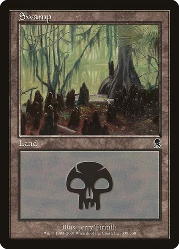 Swamp 339, carta de Magic: The Gathering de Odyssey