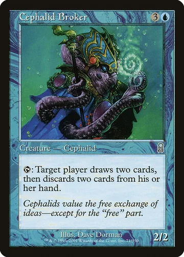 Cephalid Broker 71, carta de Magic: The Gathering de Odyssey