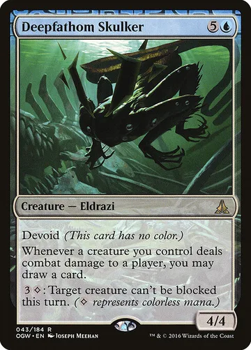 Deepfathom Skulker 43, carta de Magic: The Gathering de Oath of the Gatewatch