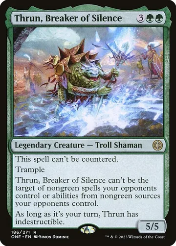 Thrun, Breaker of Silence 186, carta de Magic: The Gathering de Phyrexia: All Will Be One
