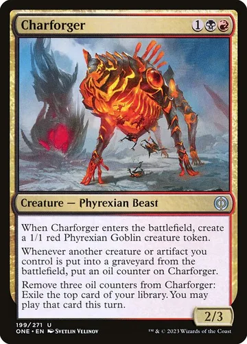 Charforger 199, carta de Magic: The Gathering de Phyrexia: All Will Be One