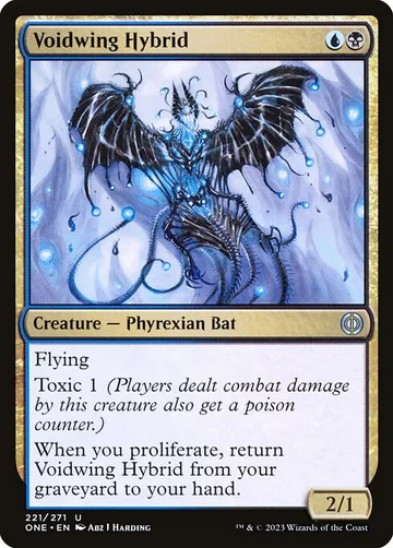 Voidwing Hybrid 221, carta de Magic: The Gathering de Phyrexia: All Will Be One