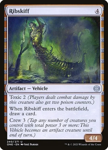 Ribskiff 240, carta de Magic: The Gathering de Phyrexia: All Will Be One