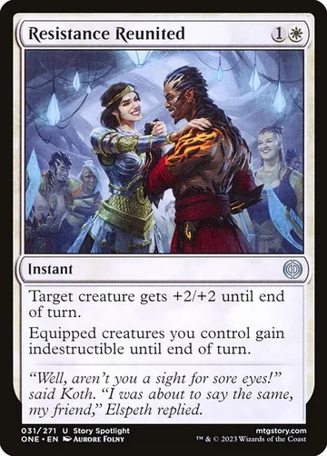Resistance Reunited 31, carta de Magic: The Gathering de Phyrexia: All Will Be One